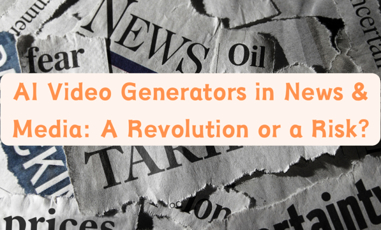 AI Video Generators in News & Media: A Revolution or a Risk?