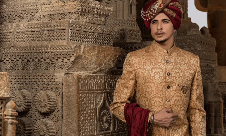 How Muslim Grooms Can Style Turbans, Stoles & Brooches - All Without Buying Them